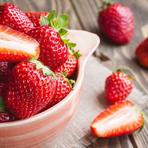 Aardbeienbavarois (Feestdagen)